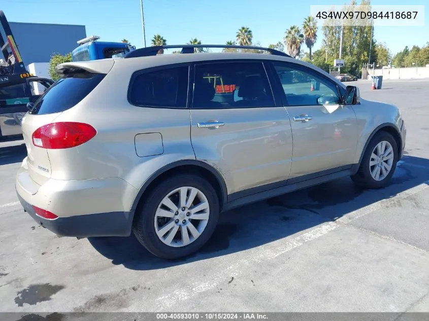 4S4WX97D984418687 2008 Subaru Tribeca Limited 7-Passenger