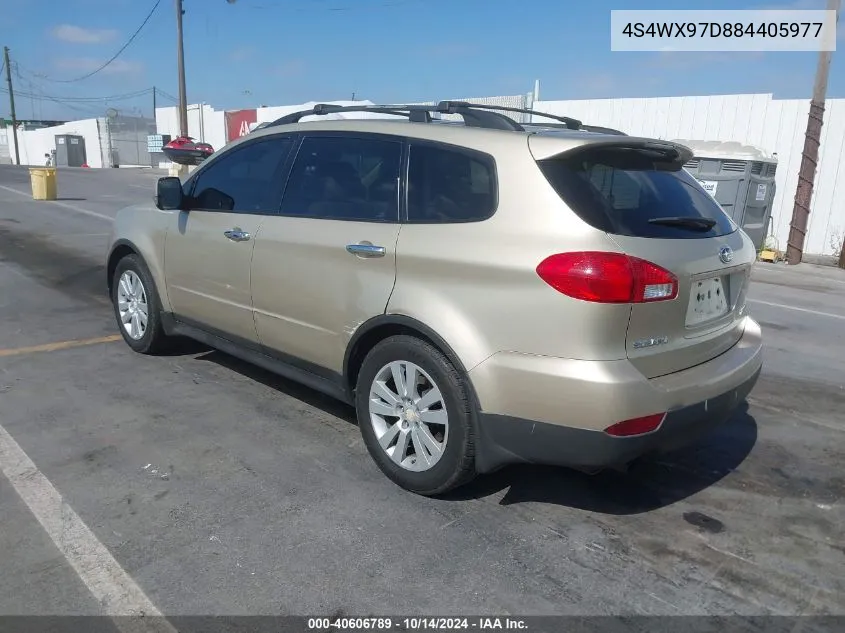 2008 Subaru Tribeca Limited 7-Passenger VIN: 4S4WX97D884405977 Lot: 40606789