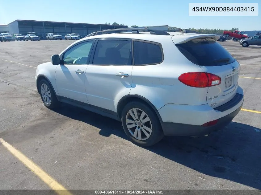 4S4WX90D884403415 2008 Subaru Tribeca Limited 7-Passenger