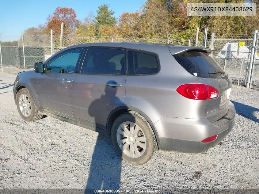 2008 Subaru Tribeca Base 5-Passenger VIN: 4S4WX91DX84408629 Lot: 40698995