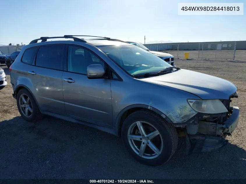 2008 Subaru Tribeca Limited 7-Passenger VIN: 4S4WX98D284418013 Lot: 40701242