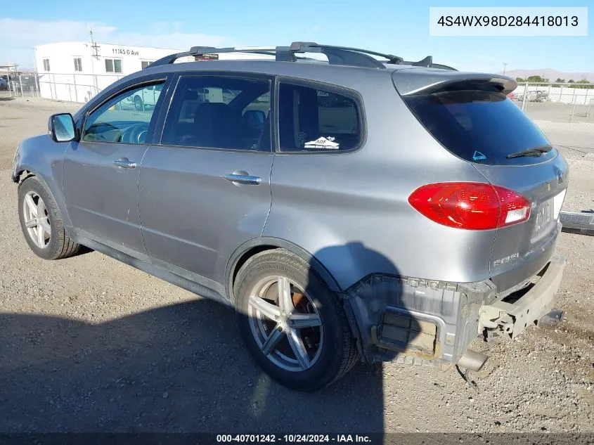 2008 Subaru Tribeca Limited 7-Passenger VIN: 4S4WX98D284418013 Lot: 40701242