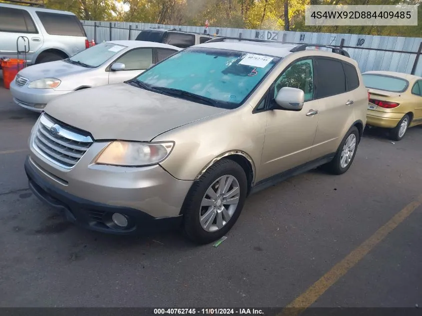 2008 Subaru Tribeca Limited 5-Passenger VIN: 4S4WX92D884409485 Lot: 40762745