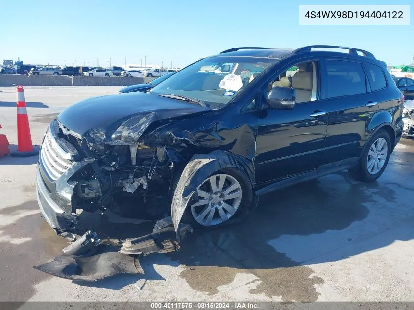 2009 Subaru Tribeca Limited 7-Passenger VIN: 4S4WX98D194404122 Lot: 40117575