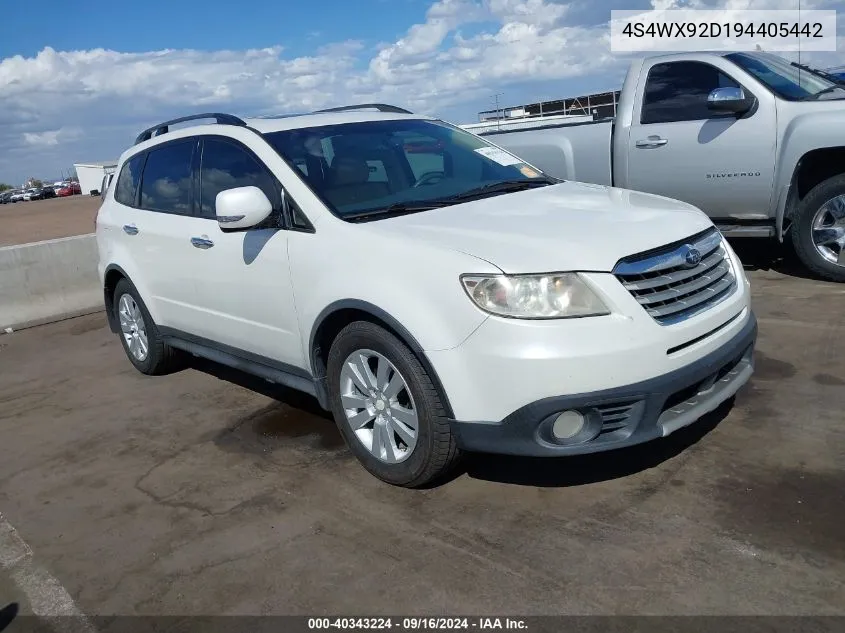 2009 Subaru Tribeca Limited 5-Passenger VIN: 4S4WX92D194405442 Lot: 40343224