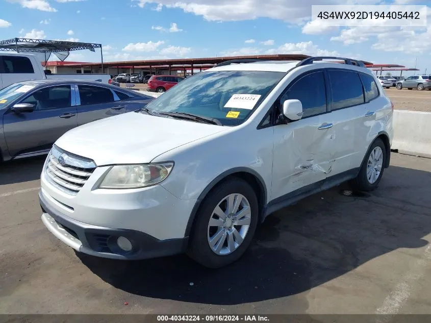 2009 Subaru Tribeca Limited 5-Passenger VIN: 4S4WX92D194405442 Lot: 40343224