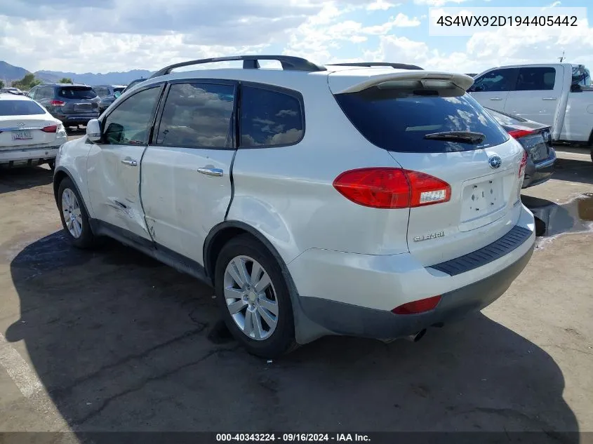 2009 Subaru Tribeca Limited 5-Passenger VIN: 4S4WX92D194405442 Lot: 40343224