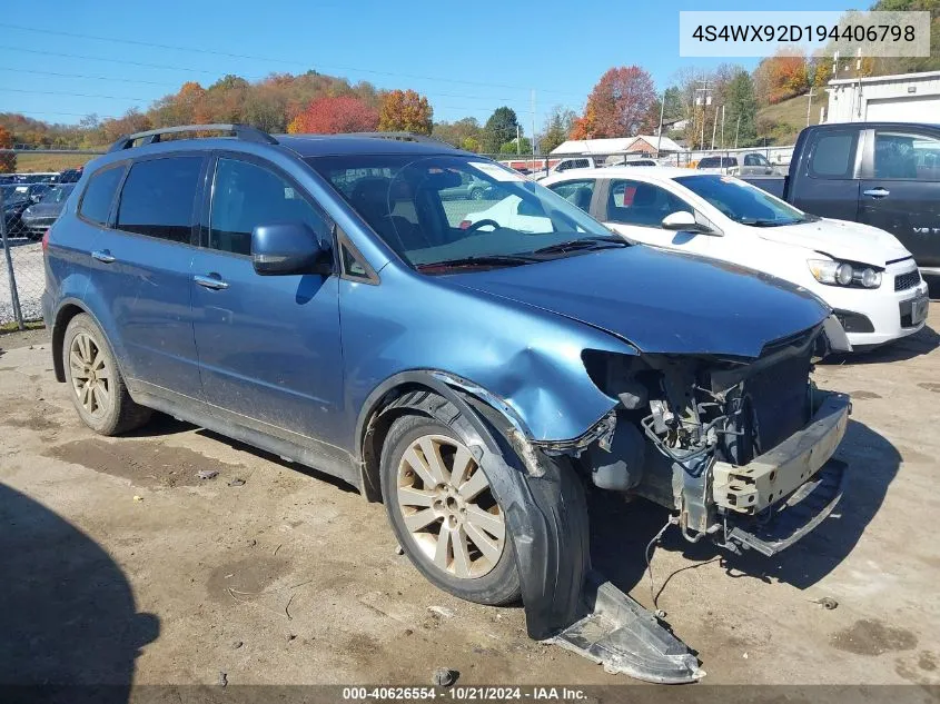 2009 Subaru Tribeca Limited 5-Passenger VIN: 4S4WX92D194406798 Lot: 40626554