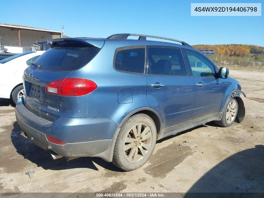 4S4WX92D194406798 2009 Subaru Tribeca Limited 5-Passenger