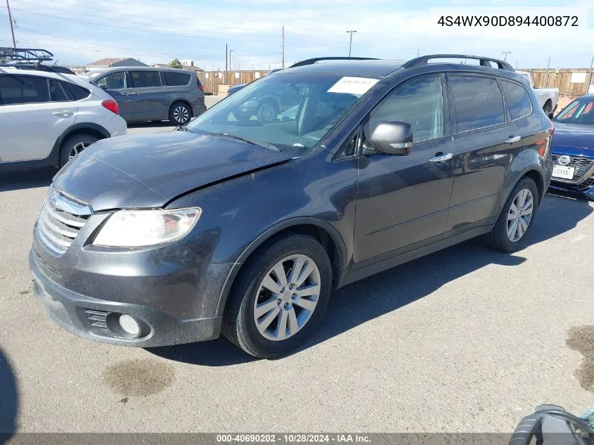 2009 Subaru Tribeca Limited 7-Passenger VIN: 4S4WX90D894400872 Lot: 40690202