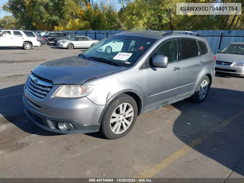 2009 Subaru Tribeca Limited VIN: 4S4WX90D794401754 Lot: 40704594