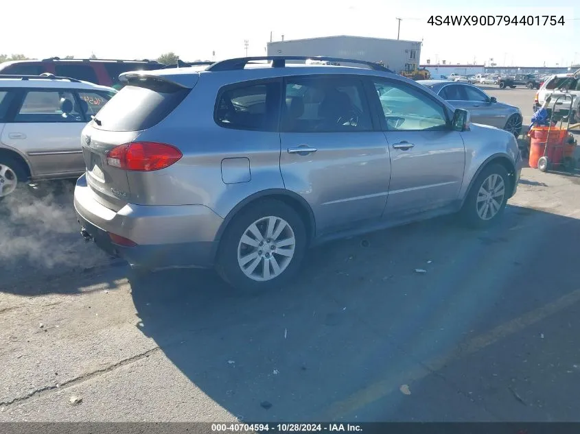 2009 Subaru Tribeca Limited VIN: 4S4WX90D794401754 Lot: 40704594