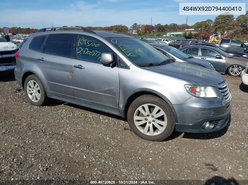 2009 Subaru Tribeca Limited 5-Passenger/Special Edition 5-Passenger VIN: 4S4WX92D794400410 Lot: 40720528