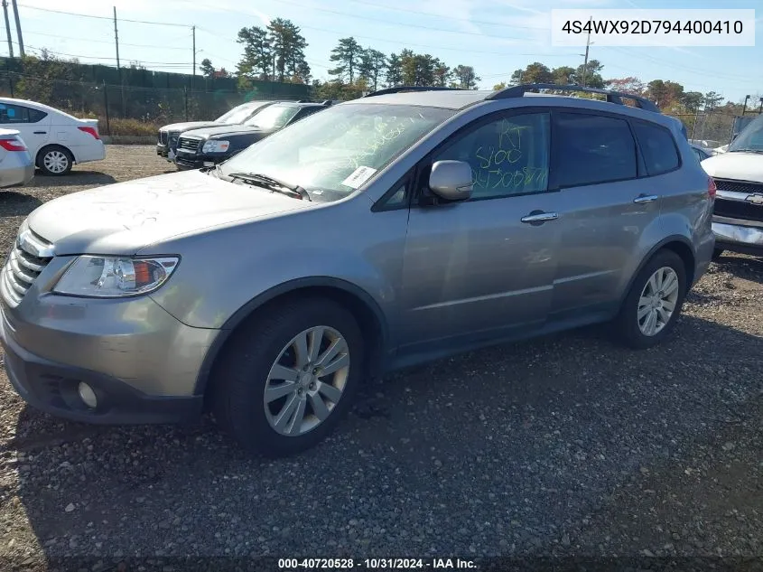 2009 Subaru Tribeca Limited 5-Passenger/Special Edition 5-Passenger VIN: 4S4WX92D794400410 Lot: 40720528