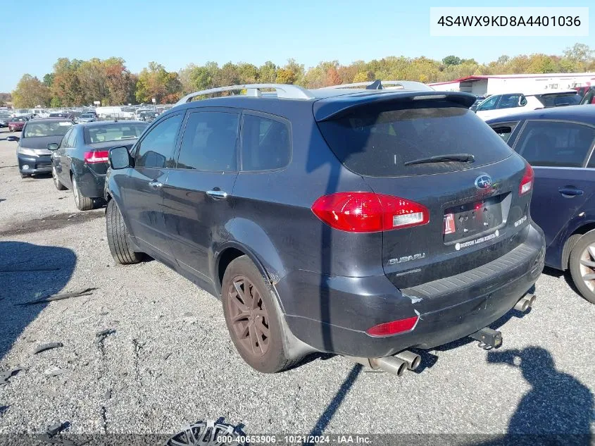 2010 Subaru Tribeca 3.6R Touring VIN: 4S4WX9KD8A4401036 Lot: 40653906