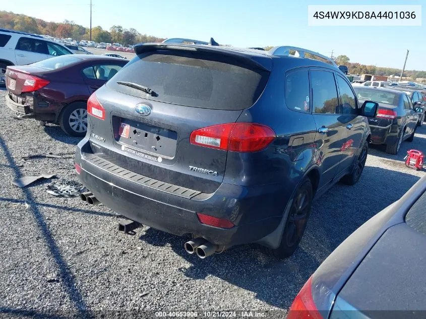 2010 Subaru Tribeca 3.6R Touring VIN: 4S4WX9KD8A4401036 Lot: 40653906