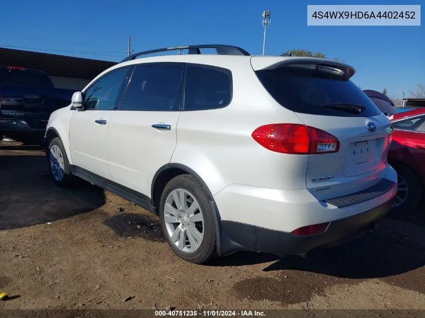 2010 Subaru Tribeca 3.6R Limited VIN: 4S4WX9HD6A4402452 Lot: 40751235