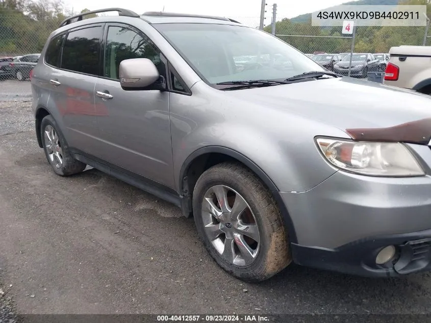 2011 Subaru Tribeca 3.6R Limited VIN: 4S4WX9KD9B4402911 Lot: 40412557