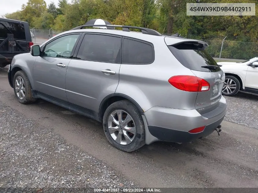 2011 Subaru Tribeca 3.6R Limited VIN: 4S4WX9KD9B4402911 Lot: 40412557