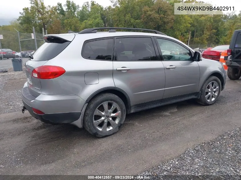 2011 Subaru Tribeca 3.6R Limited VIN: 4S4WX9KD9B4402911 Lot: 40412557