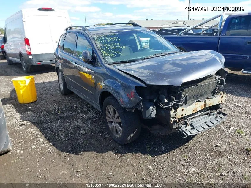 2012 Subaru Tribeca VIN: 4S4WX9FD2C4400039 Lot: 12108597