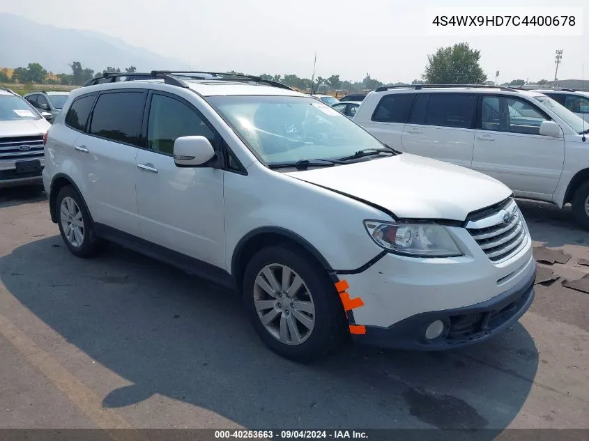 2012 Subaru Tribeca Limited/Touring VIN: 4S4WX9HD7C4400678 Lot: 40253663