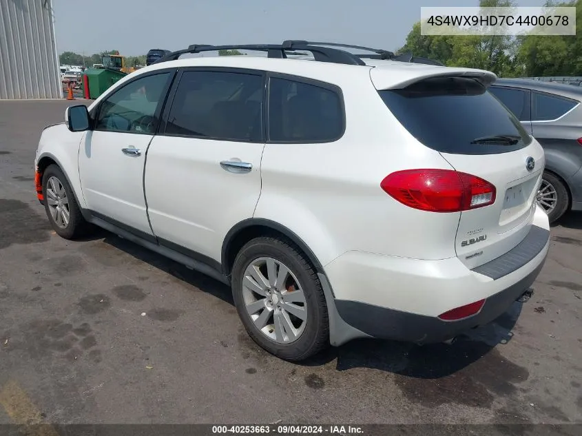 2012 Subaru Tribeca Limited/Touring VIN: 4S4WX9HD7C4400678 Lot: 40253663