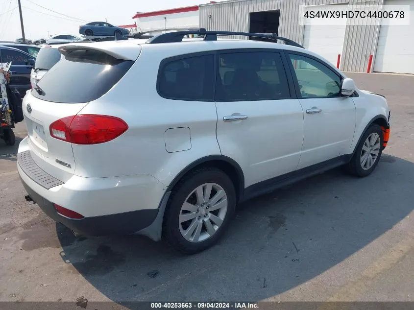 2012 Subaru Tribeca Limited/Touring VIN: 4S4WX9HD7C4400678 Lot: 40253663