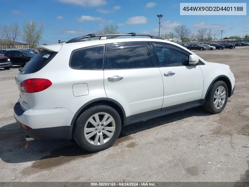 2013 Subaru Tribeca 3.6R Limited VIN: 4S4WX9GD2D4401188 Lot: 39283163