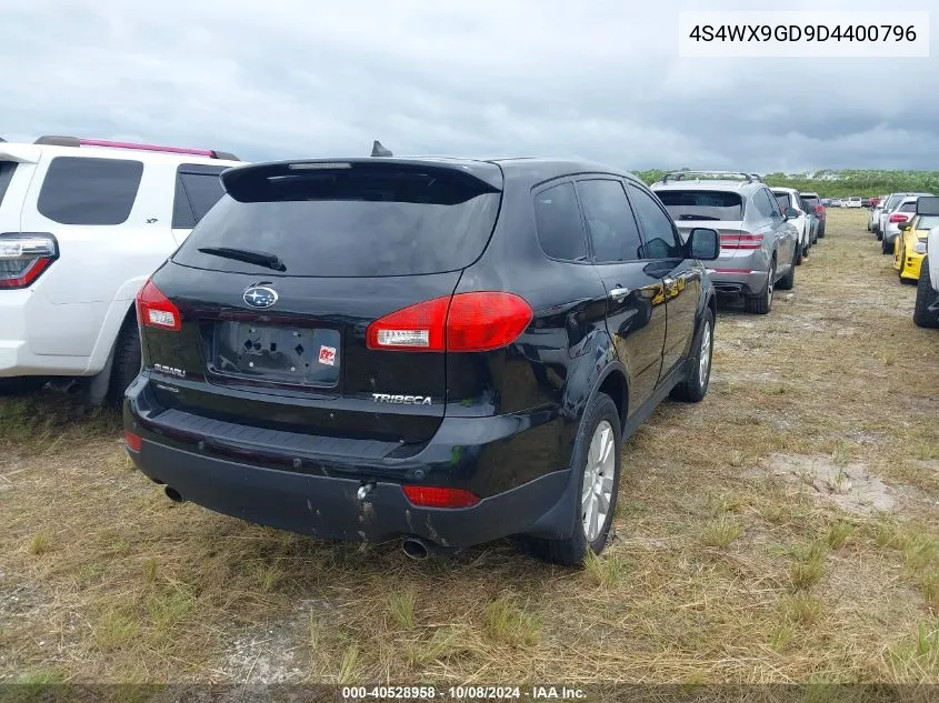 2013 Subaru Tribeca Limited/Touring VIN: 4S4WX9GD9D4400796 Lot: 40528958