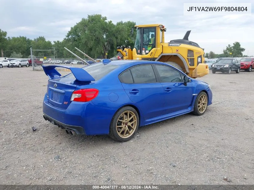 2015 Subaru Wrx Sti Launch Edition VIN: JF1VA2W69F9804804 Lot: 40047377