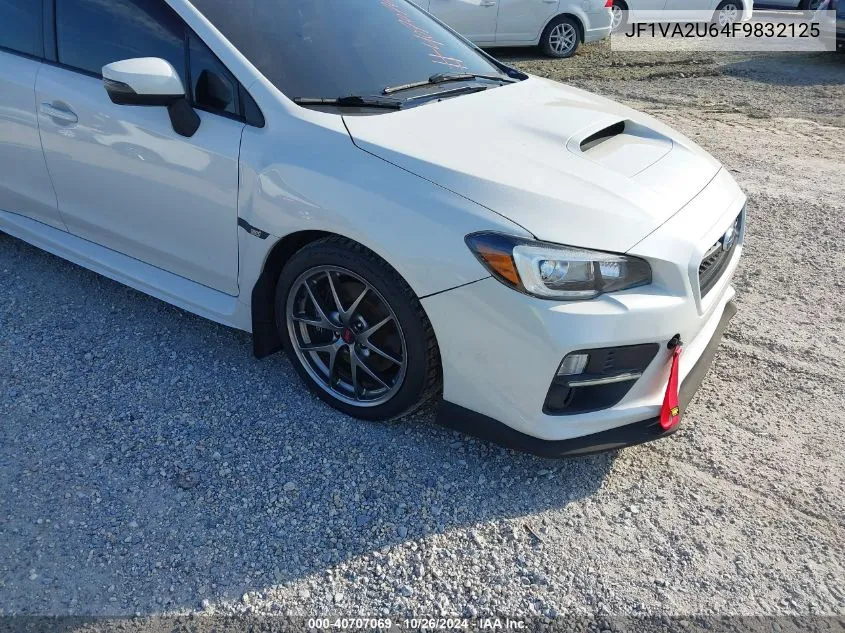 2015 Subaru Wrx Sti Limited VIN: JF1VA2U64F9832125 Lot: 40707069