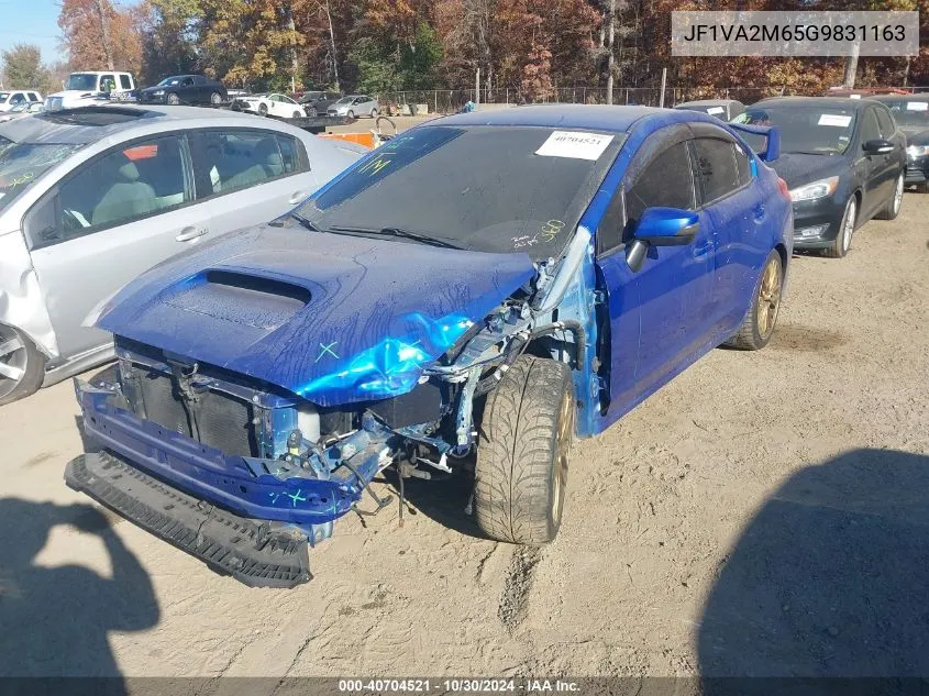 2016 Subaru Wrx Sti VIN: JF1VA2M65G9831163 Lot: 40704521