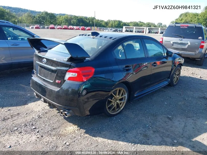 2017 Subaru Wrx Sti Limited VIN: JF1VA2Z60H9841321 Lot: 40295530