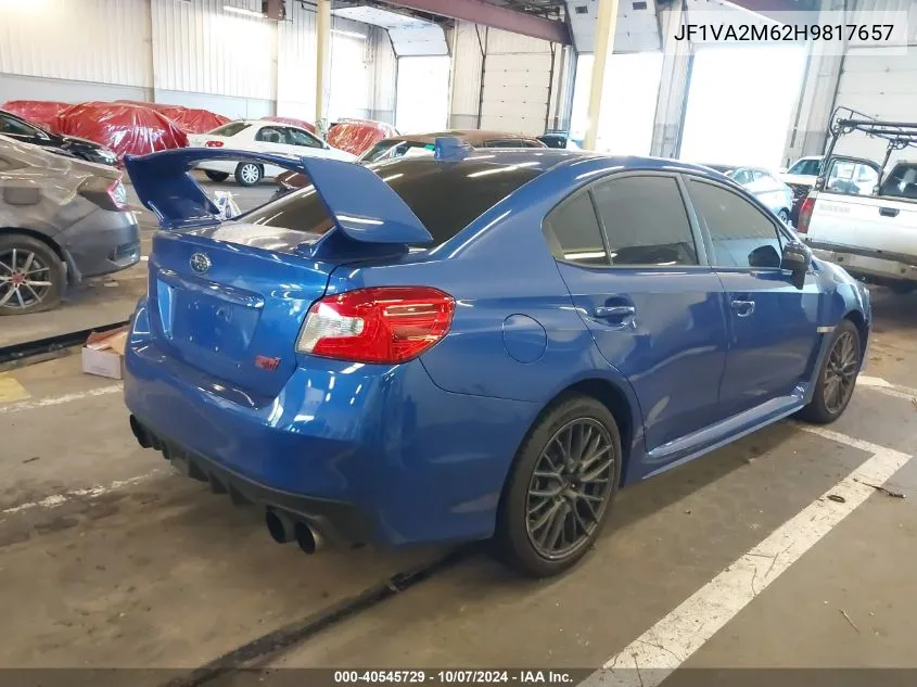 JF1VA2M62H9817657 2017 Subaru Wrx Sti