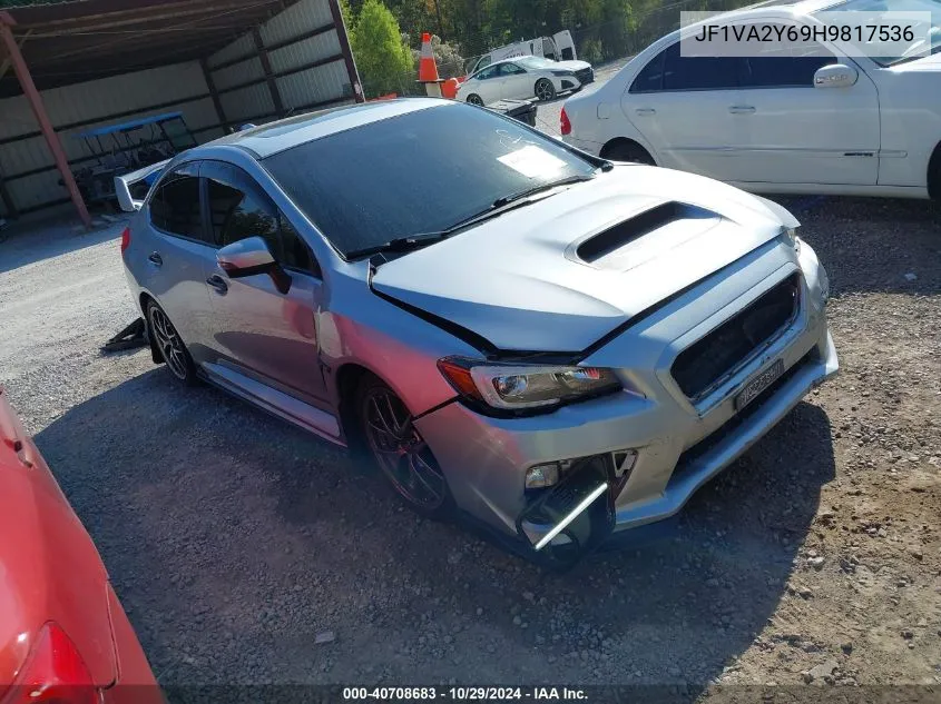 2017 Subaru Wrx Sti Limited VIN: JF1VA2Y69H9817536 Lot: 40708683