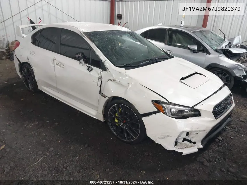 2018 Subaru Wrx Sti VIN: JF1VA2M67J9820379 Lot: 40721297