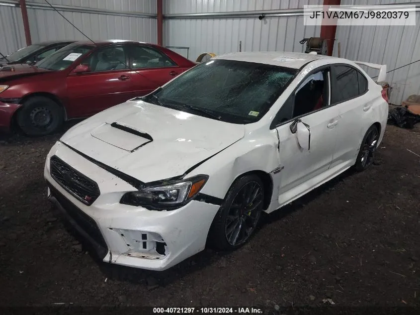 2018 Subaru Wrx Sti VIN: JF1VA2M67J9820379 Lot: 40721297