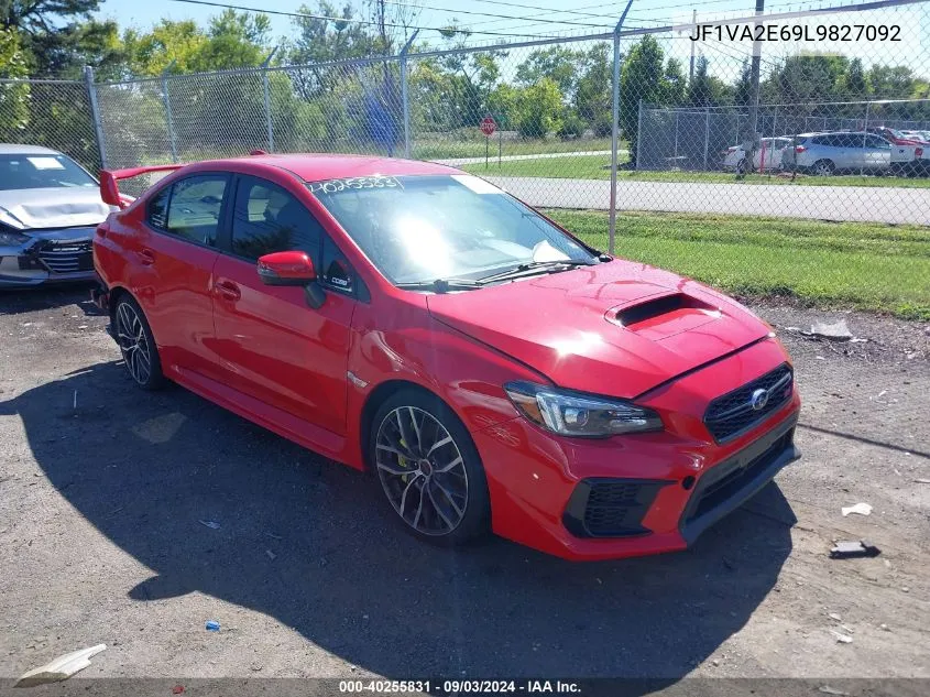 2020 Subaru Wrx Sti VIN: JF1VA2E69L9827092 Lot: 40255831