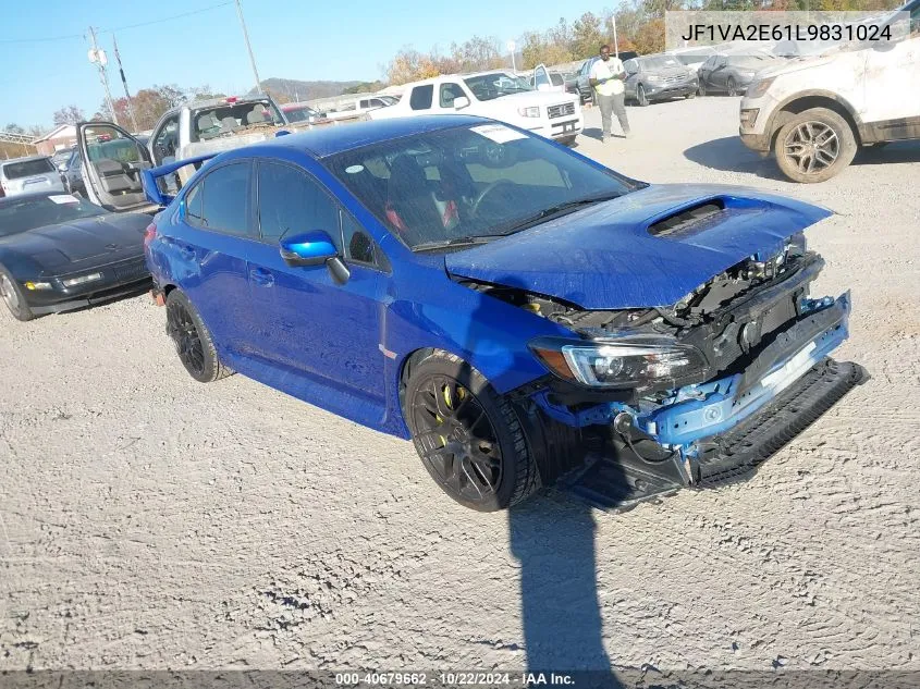 2020 Subaru Wrx Sti VIN: JF1VA2E61L9831024 Lot: 40679662