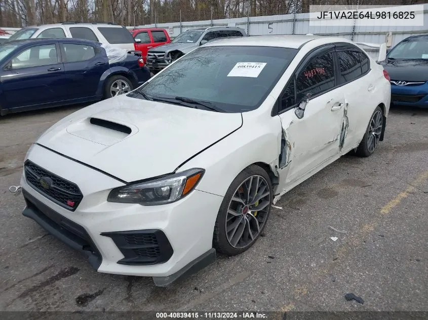 2020 Subaru Wrx Sti VIN: JF1VA2E64L9816825 Lot: 40839415