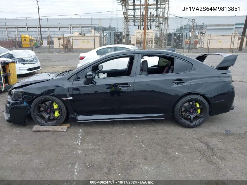 2021 Subaru Wrx Sti VIN: JF1VA2S64M9813851 Lot: 40624707