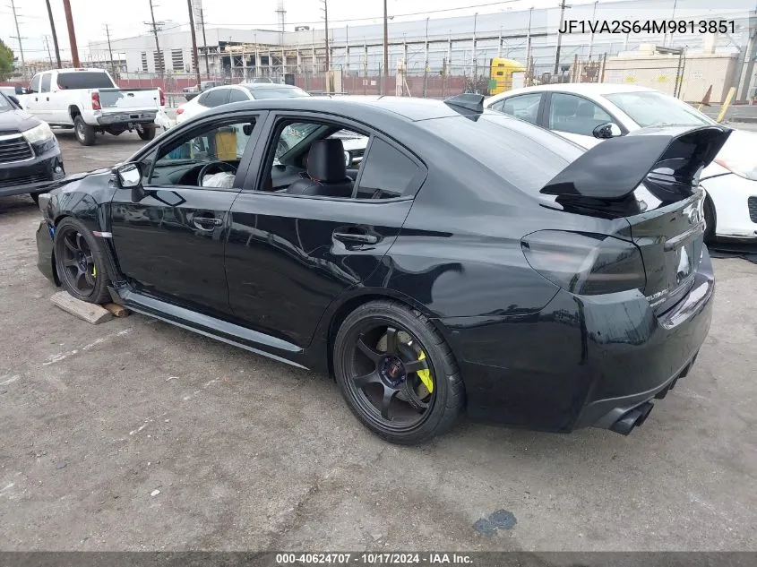 2021 Subaru Wrx Sti VIN: JF1VA2S64M9813851 Lot: 40624707