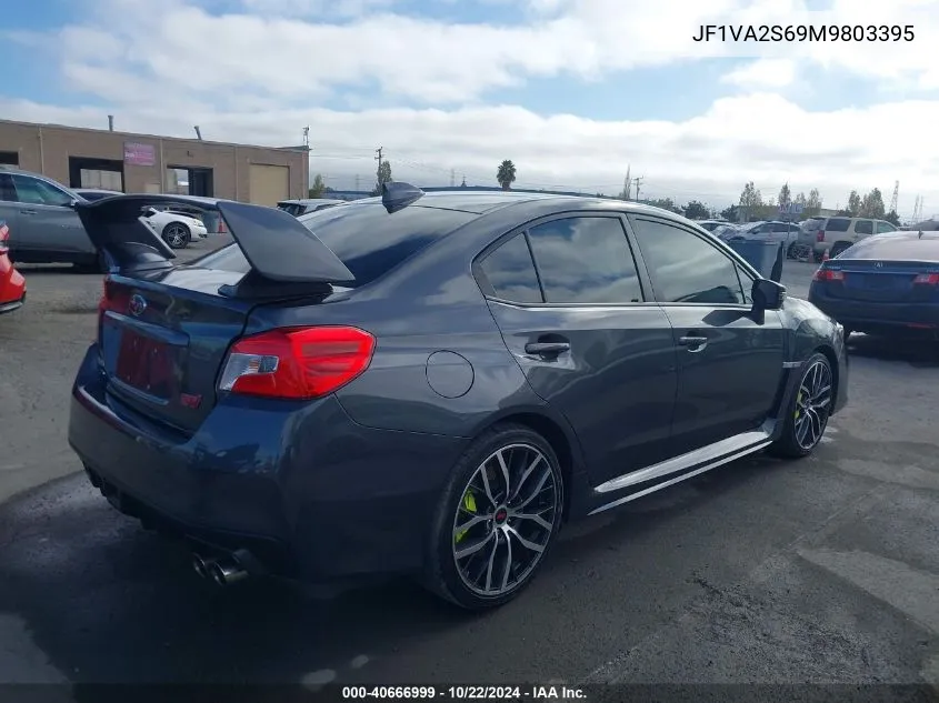 2021 Subaru Wrx Sti VIN: JF1VA2S69M9803395 Lot: 40666999