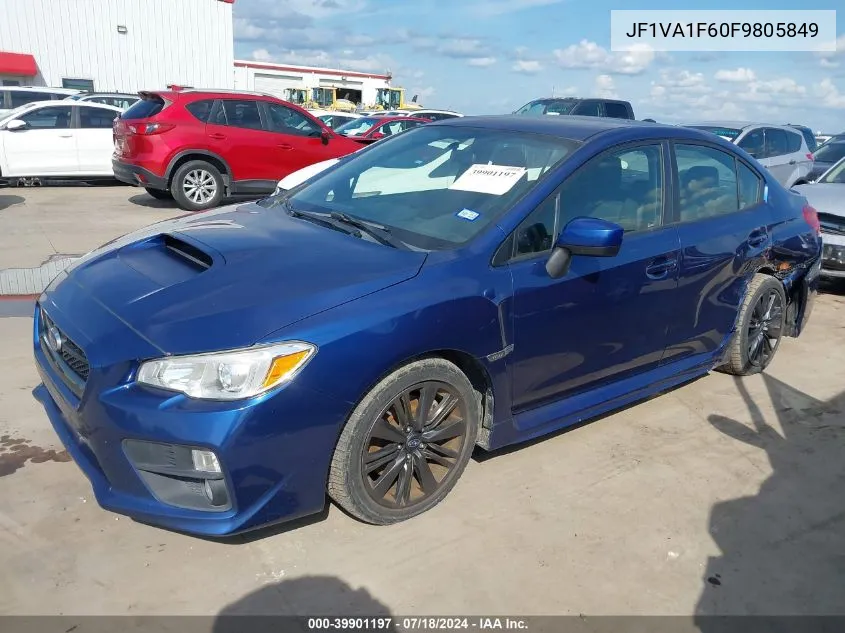 2015 Subaru Wrx Premium VIN: JF1VA1F60F9805849 Lot: 39901197