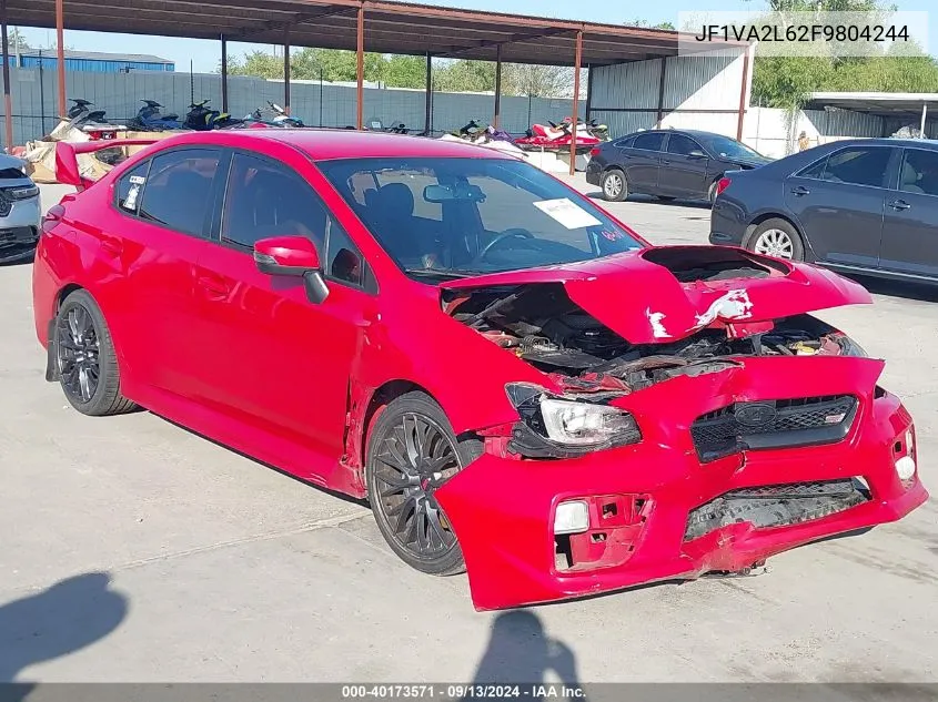 2015 Subaru Wrx Sti VIN: JF1VA2L62F9804244 Lot: 40173571