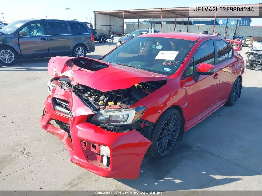 2015 Subaru Wrx Sti VIN: JF1VA2L62F9804244 Lot: 40173571