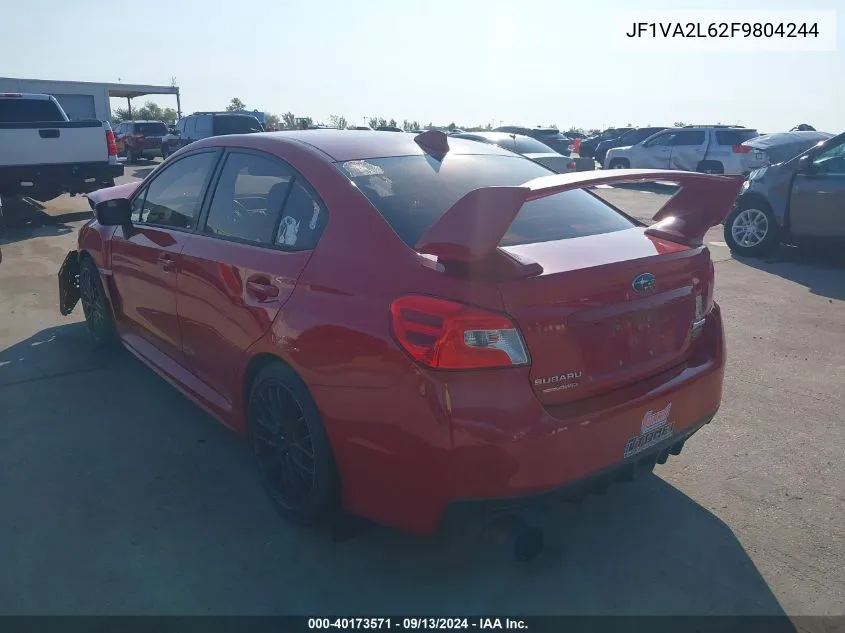 JF1VA2L62F9804244 2015 Subaru Wrx Sti