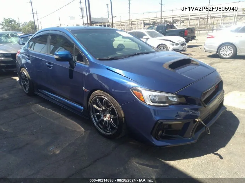 2015 Subaru Wrx Sti VIN: JF1VA2P62F9805940 Lot: 40214698