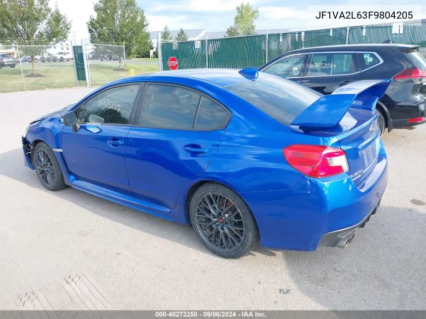 JF1VA2L63F9804205 2015 Subaru Wrx Sti